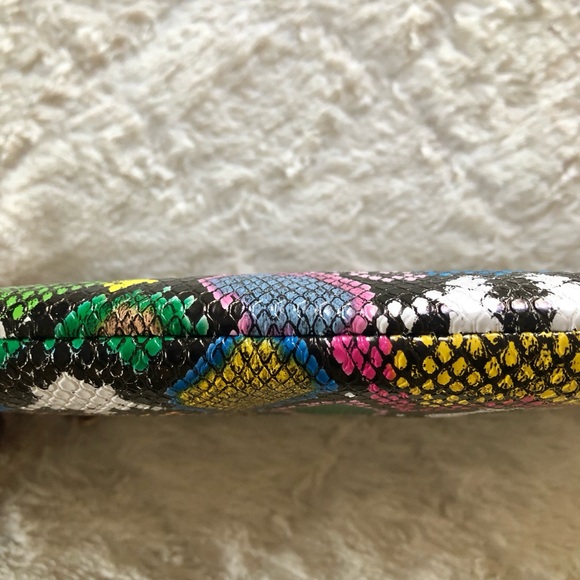 PAOTMBU Multicolor Ankle Strap Block Heel Sandals and Matching Bag 🔆 - Picture 8 of 12